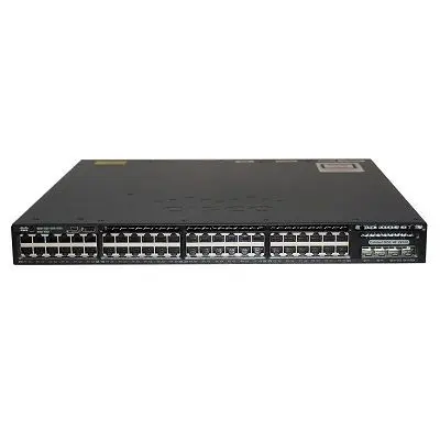 WS-C3650-48TD-L Cisco Catalyst C3650 Series C3650-48TD 48 x RJ-45 Ports 10/100/1000Base-T + 2 x SFP+ Uplinks Ports Layer 3 Managed Rack-mountable Gigabit Ethernet Network Switch