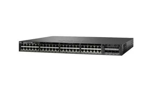 WS-C3650-48TQ-E-RF Cisco Catalyst 3650 Series 3650-48TQ 48 x RJ-45 Ports 10/100/1000Base-T + 4 x SFP+ Uplink Ports Layer 3 Managed 1U Rack-mountable Gigabit Ethernet Network Switch