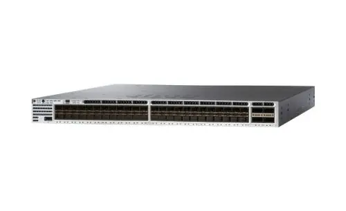 WS-C3850-48XS-S-RF Cisco Catalyst 3850 Series 3850-48XS 48 x SFP+ Ports 10GBase-X + 4 x QSFP+ Ports Layer 3 Managed 1U Rack-mountable Gigabit Ethernet Network Switch