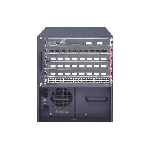 WS-C6506-E= Cisco Catalyst 6500 Series C6506 6 x Expansion Slots 12U Rack-mountable Switch Chassis