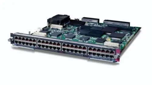 WS-X6148-RJ-21= Cisco 48-Ports PoE 48 x 10/100/1000Base-T Gigabit Ethernet Network Module Spare for Catalyst 6500