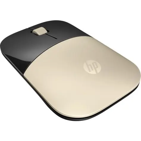 X7Q43AA HP Z3700 Gold Wireless Mouse